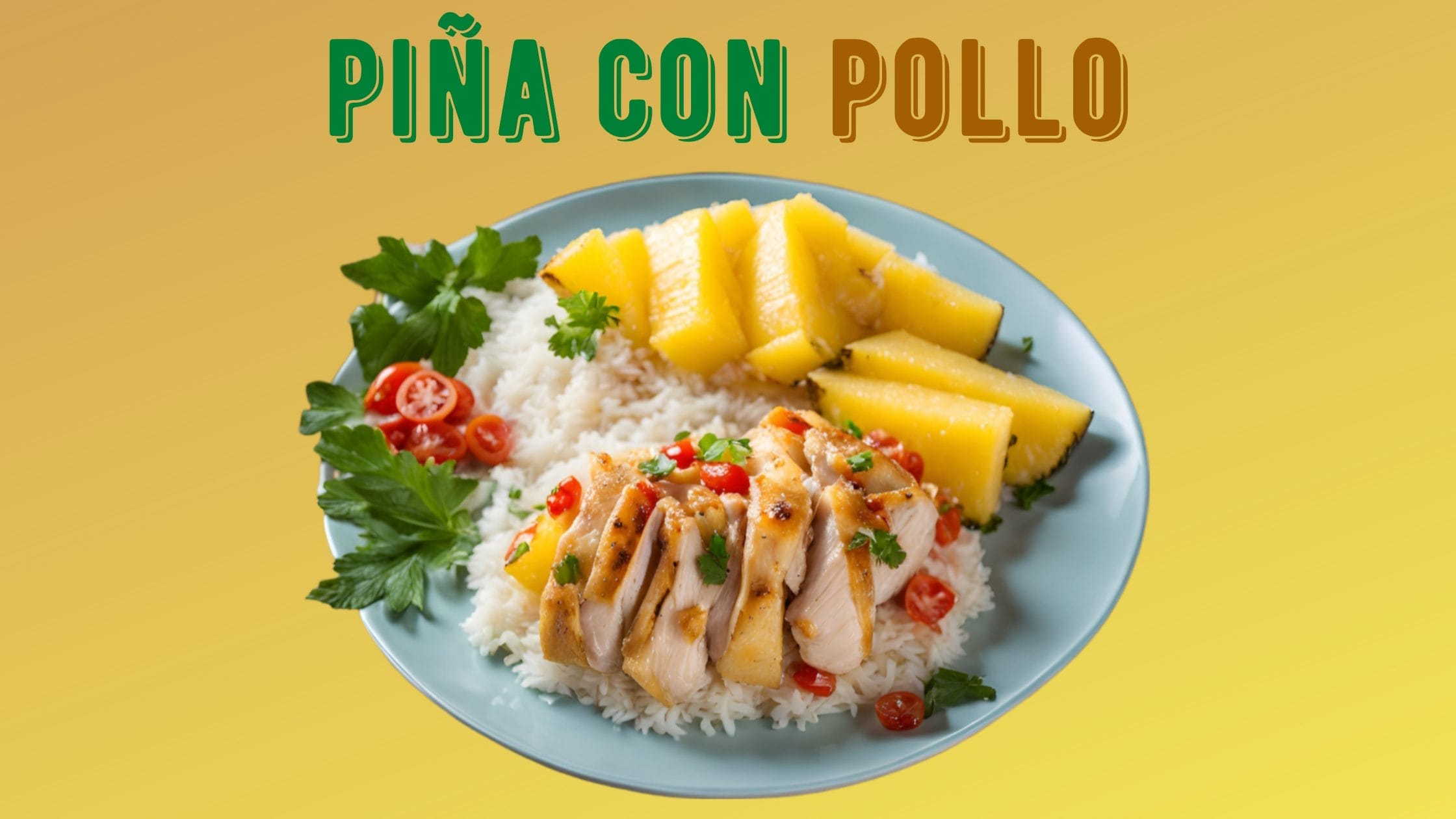 piña con pollo